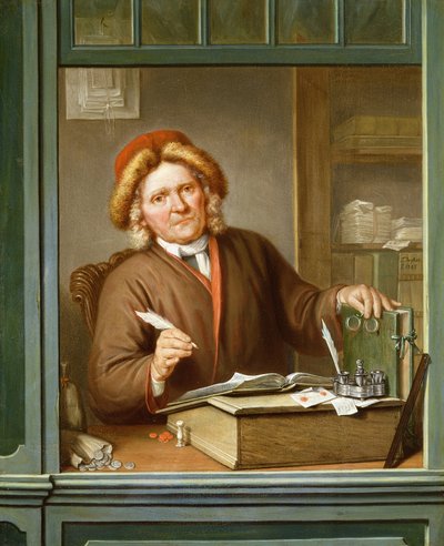 A Tax Collector, 1745 by Tibout Regters